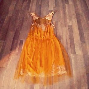 Mustard yellow dress